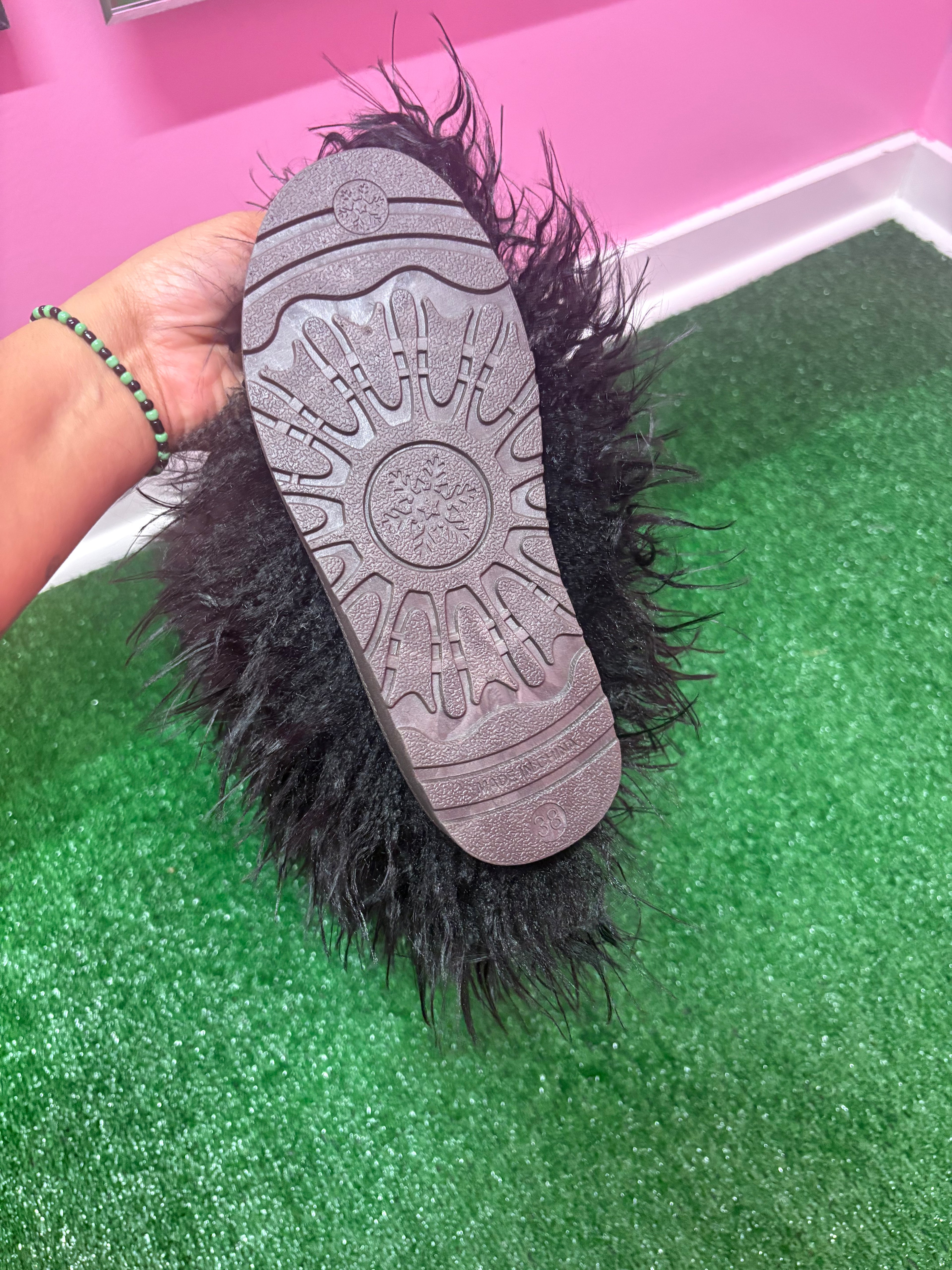 Fur Thigh High Boots 😍