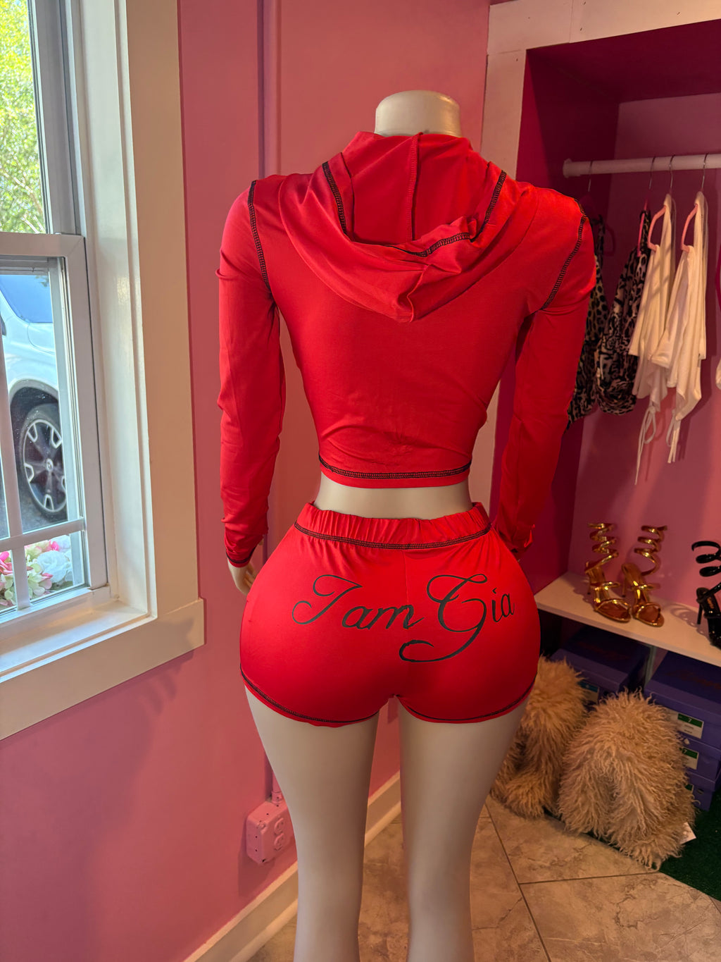 Gia Long Sleeve Shorts Set ❤️💙
