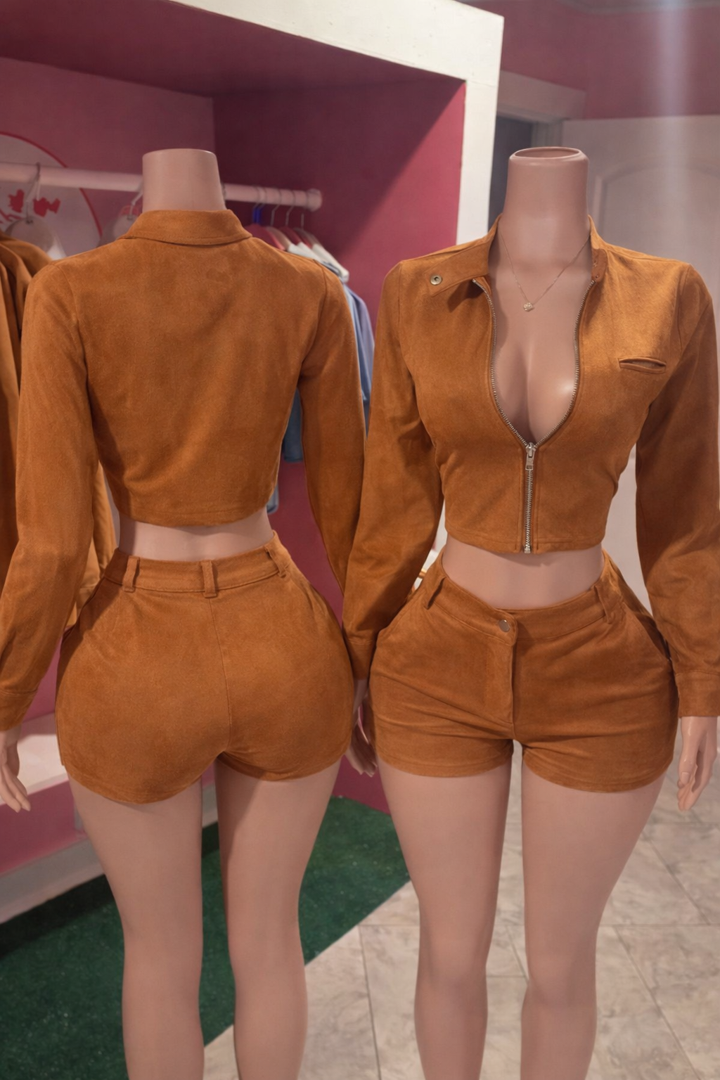 Suede 2 Piece Set 🤎