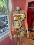 Graphic Mini Dress
