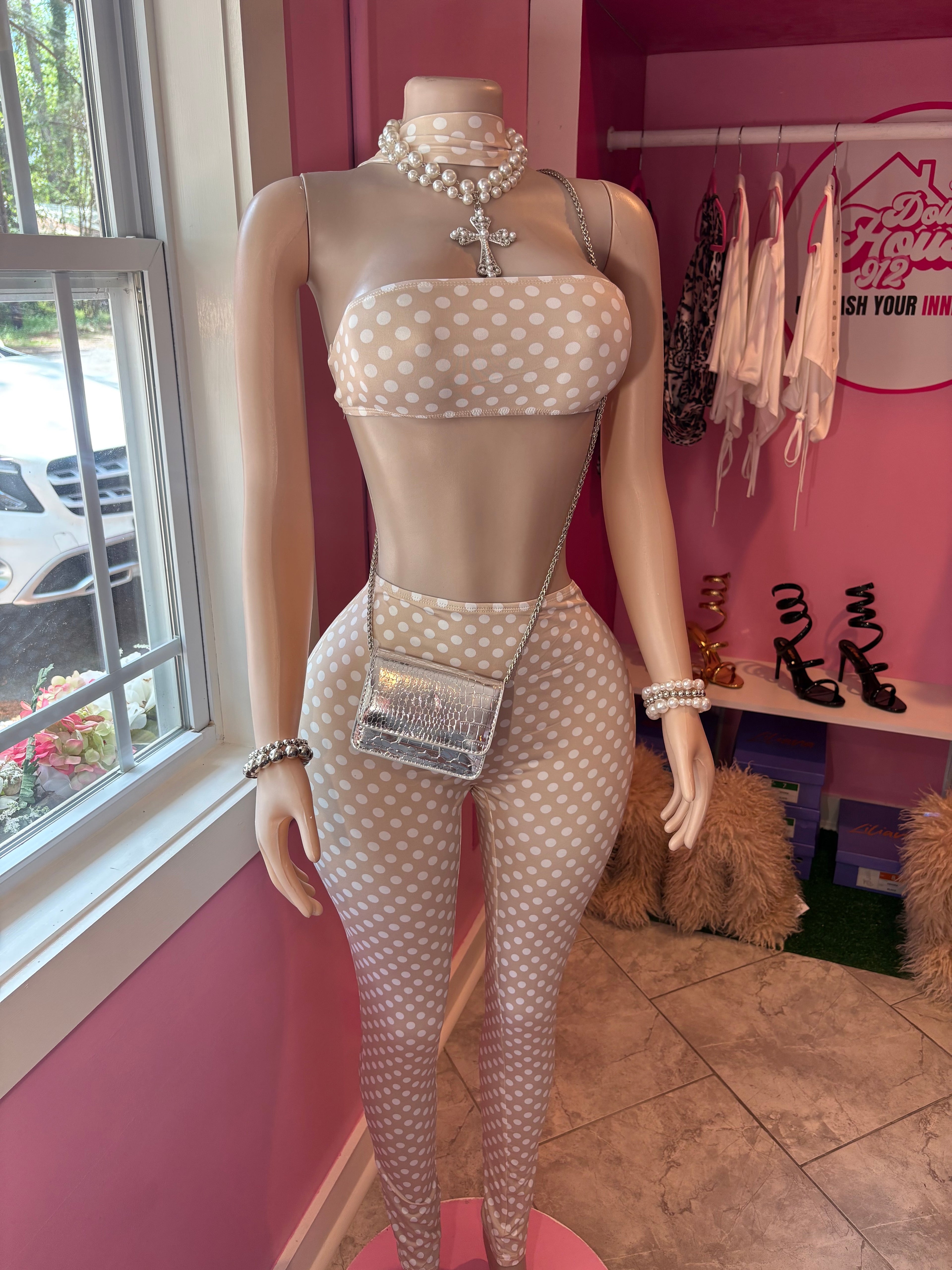 Polka Dot Pants Set 🌞