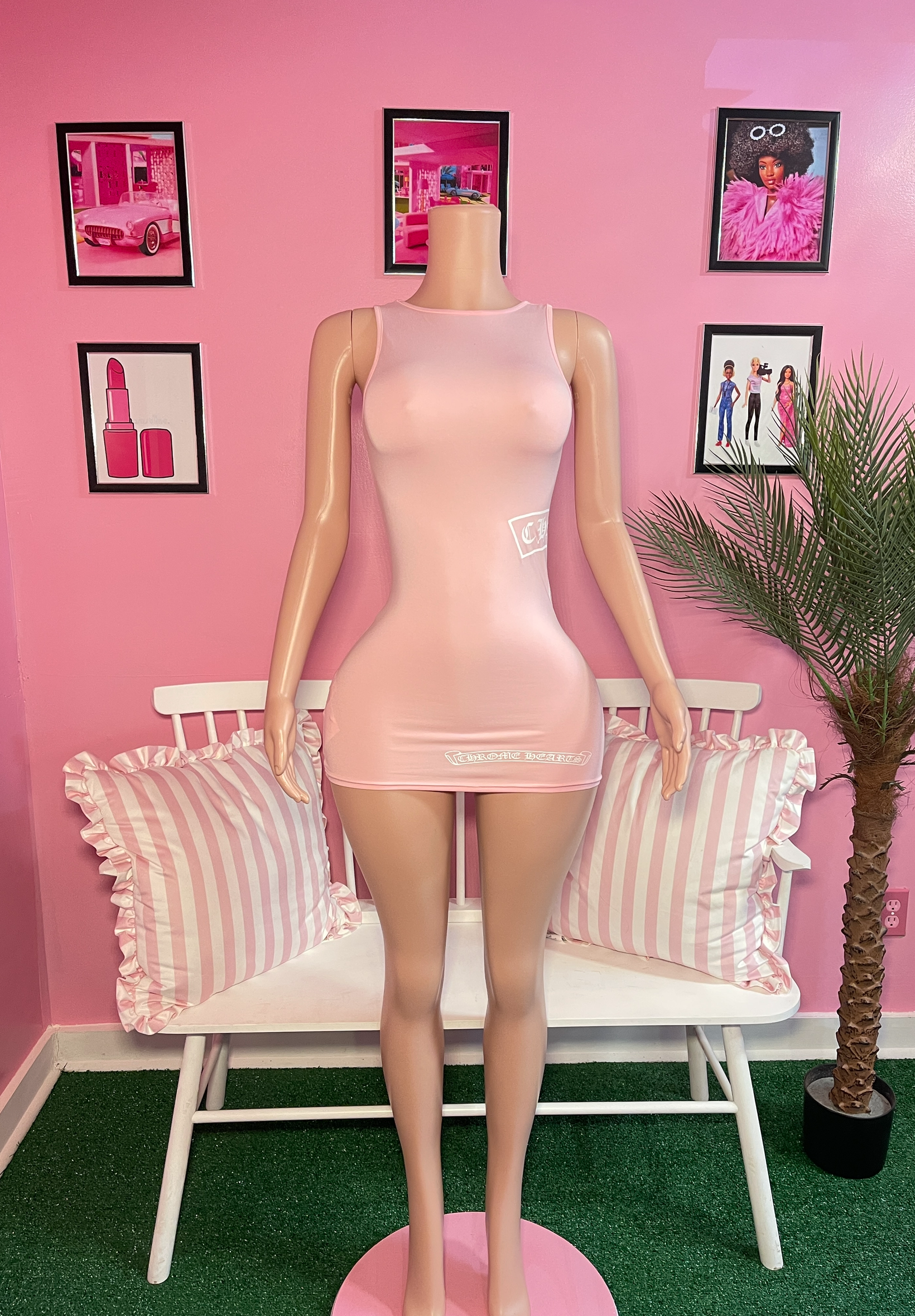 Chrome Heart Mini Dress