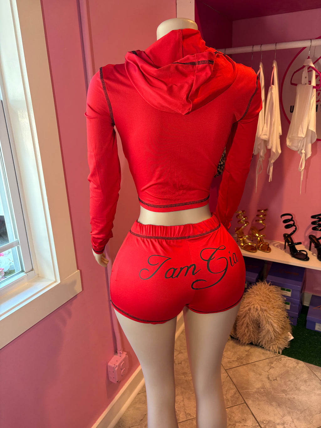 Gia Long Sleeve Shorts Set ❤️💙