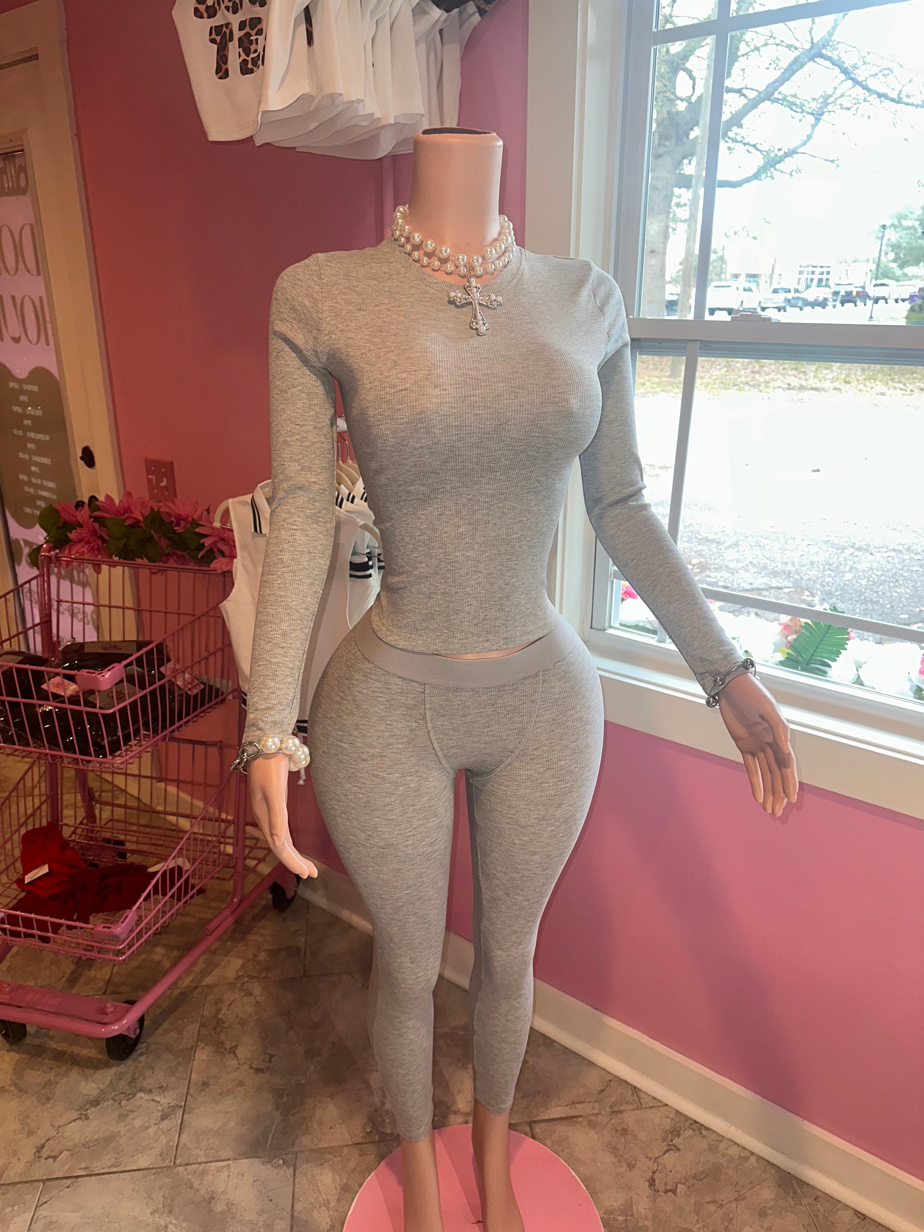 Skims Fit Grey Two Piece 💋